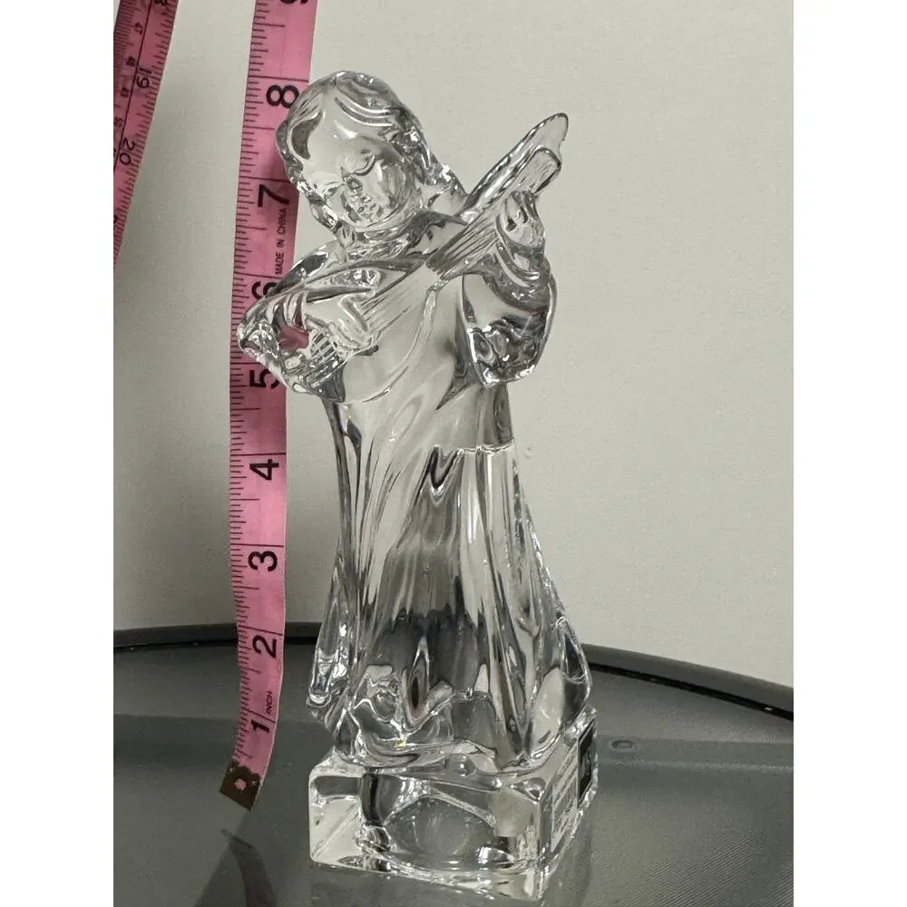 MIKASA Crystal Herald Collection Angel With Mandolin